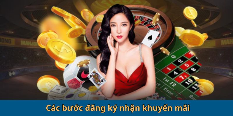 Các bước đăng ký nhận khuyến mãi